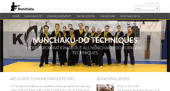 Desktop Screenshot of nunchakusite.org